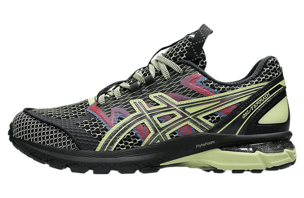 Asics Us4-S Gel-Terrain Black / Neon Lime