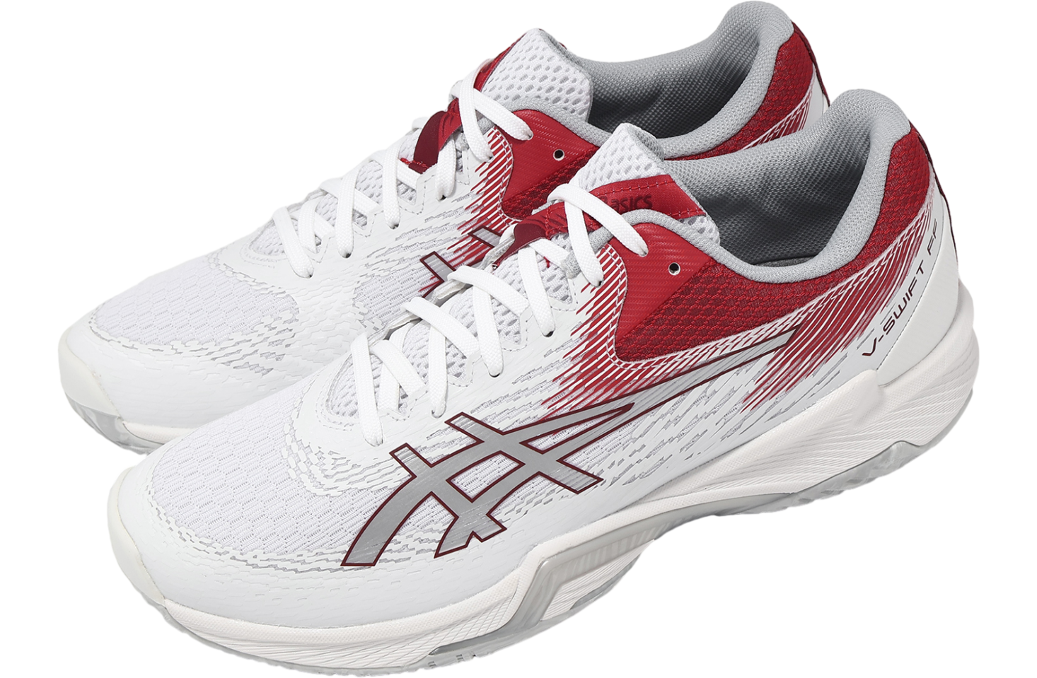 Asics V-Swift FF 4 White / Classic Red