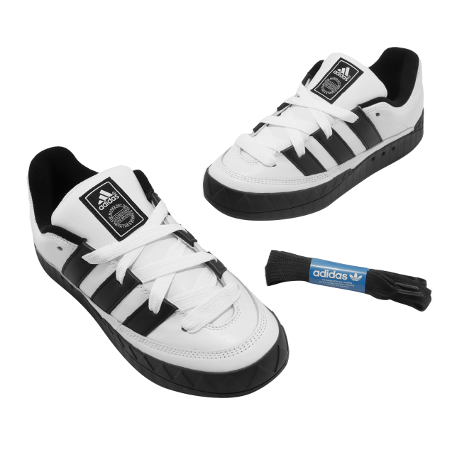 atmos x adidas Adimatic Footwear White Core Black ID7717