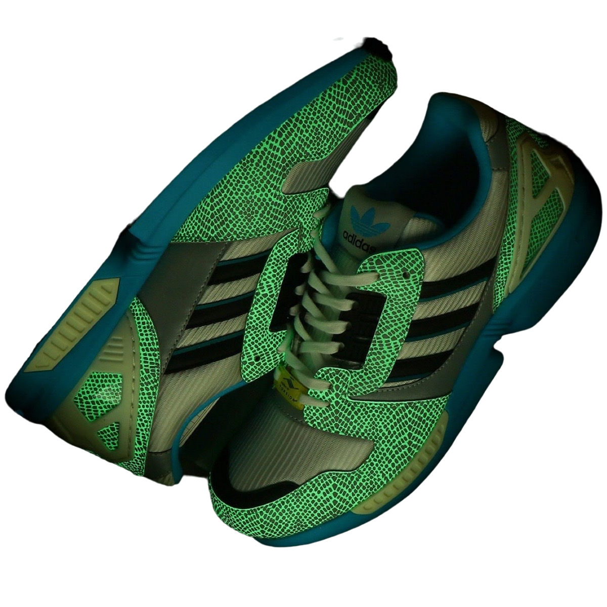 Atmos x Adidas ZX 8000 Glow in the Dark Snake