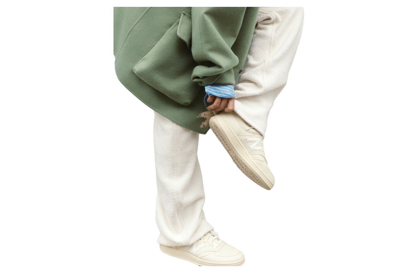 Auralee x New Balance T500 Vintage Ivory