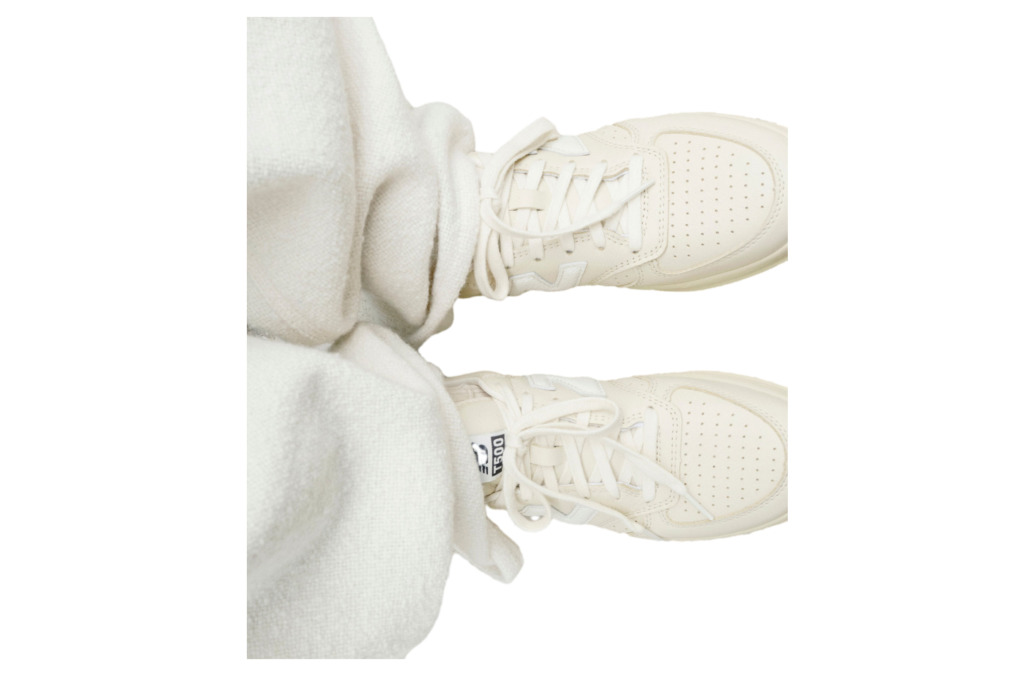 Auralee x New Balance T500 Vintage Ivory