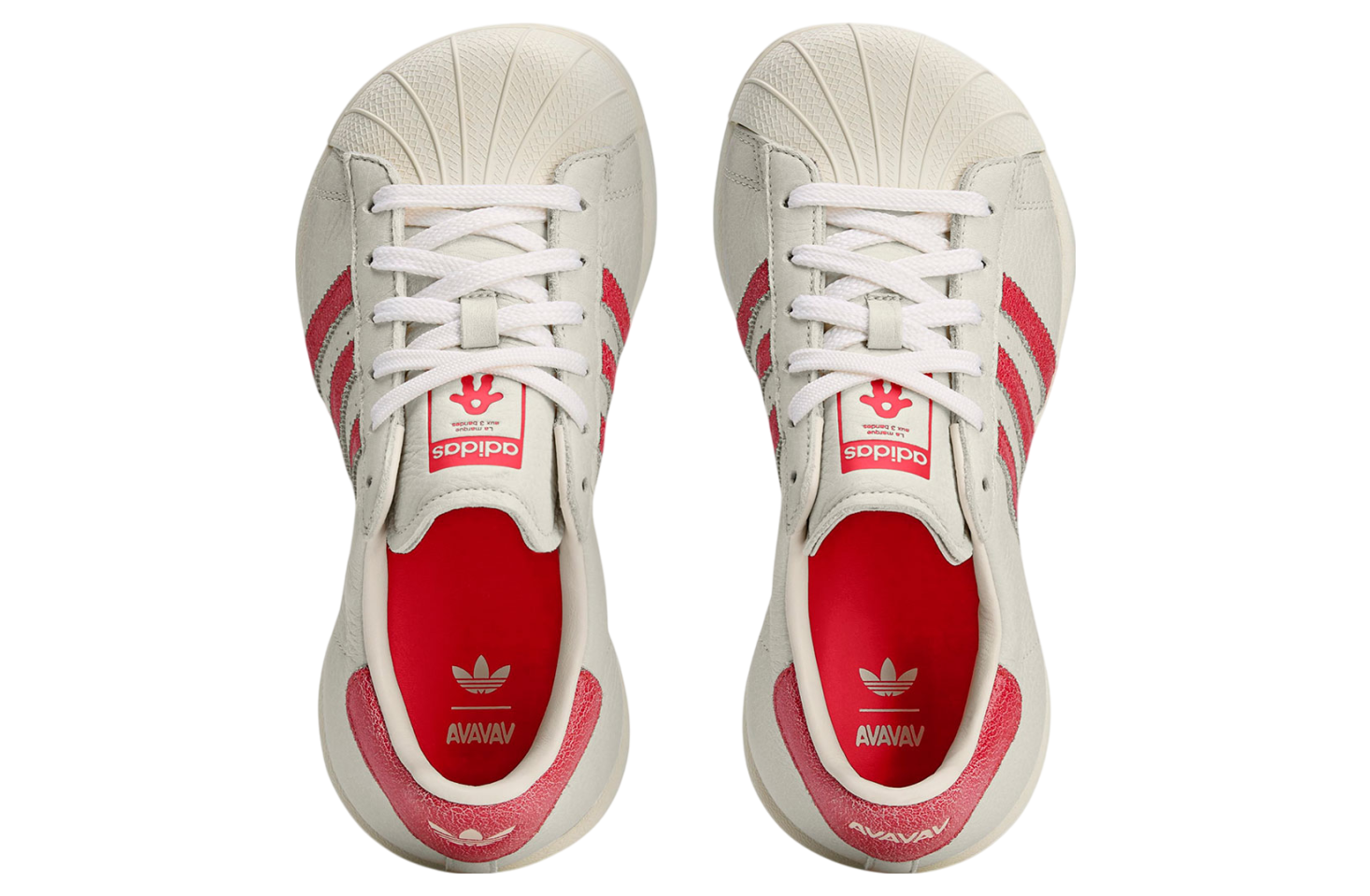 Avavav X Adidas Superstar Modified White / Red