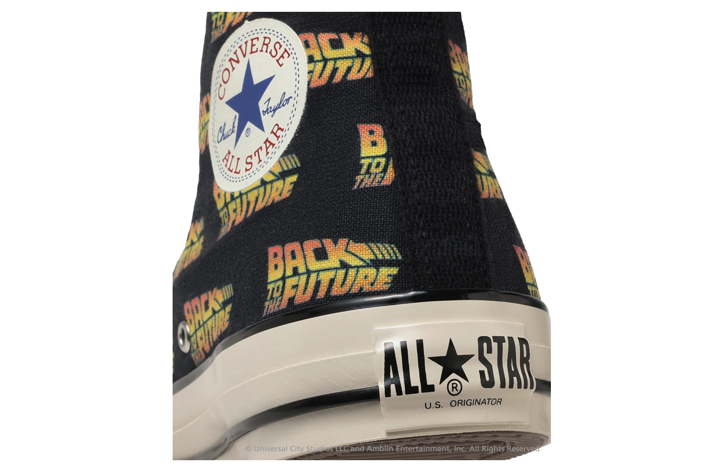 Back to the Future x Converse All Star US LG Hi Black