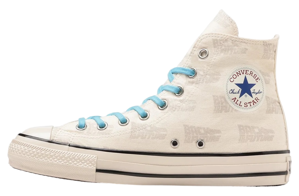 Back To The Future X Converse All Star Us Lg Hi White