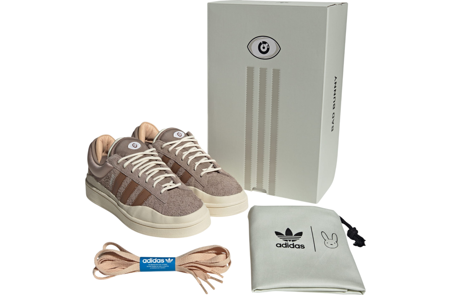 Bad Bunny x adidas Campus Brown