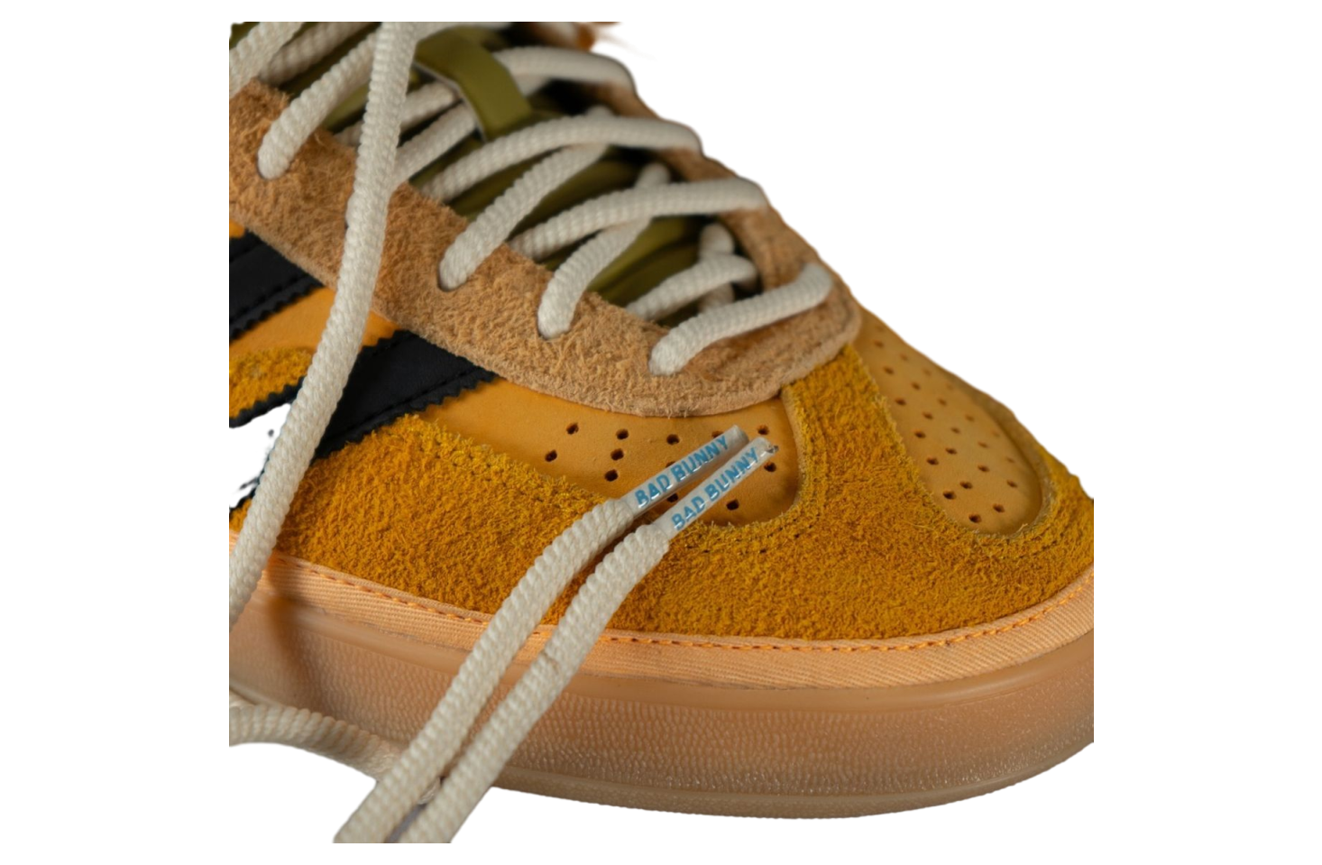 Bad Bunny X Adidas Gazelle Indoor Solar Gold / Core Black