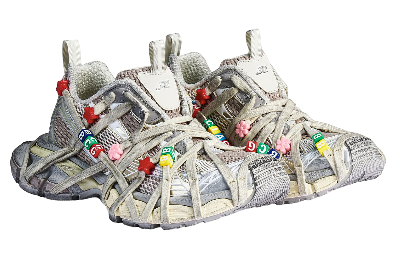 Balenciaga 3xl Extreme Lace Eggshell / Multicolor