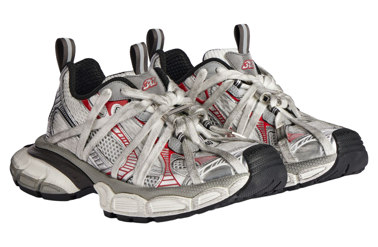 Balenciaga 3xl Extreme Laces B Grey / Silver
