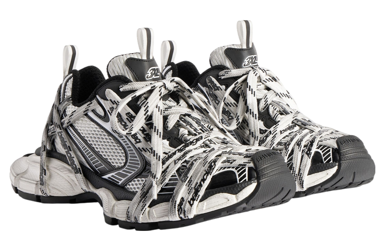 Balenciaga 3xl Extreme Laces Logo WMNS White / Black