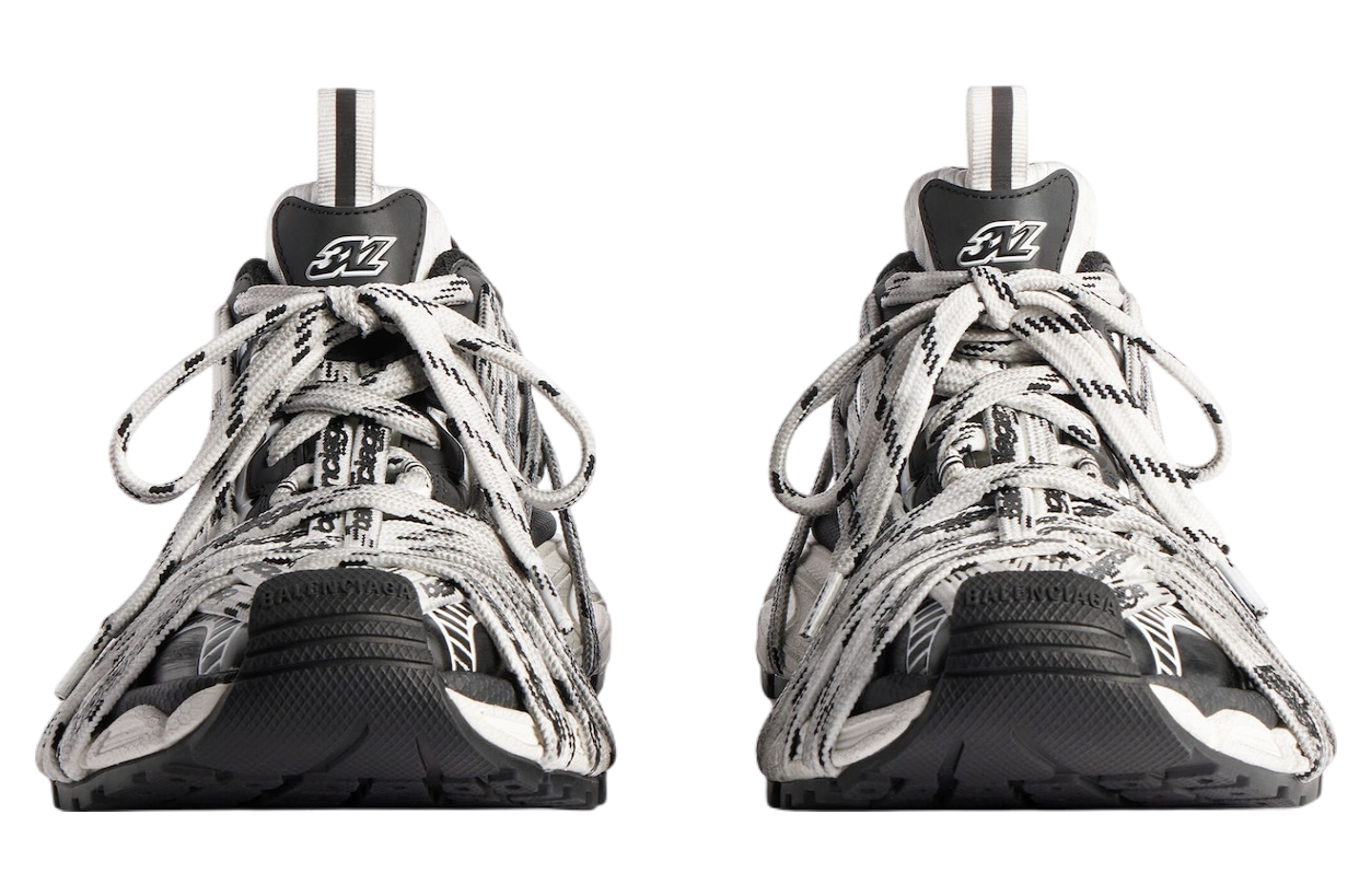 Balenciaga 3xl Extreme Laces Logo WMNS White / Black - Jun