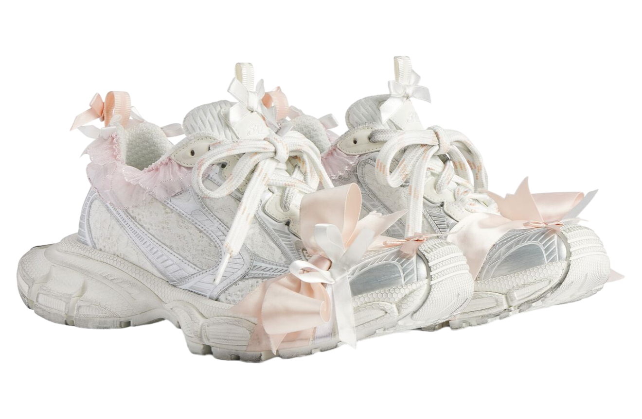 Balenciaga 3xl Lace WMNS White / Light Pink