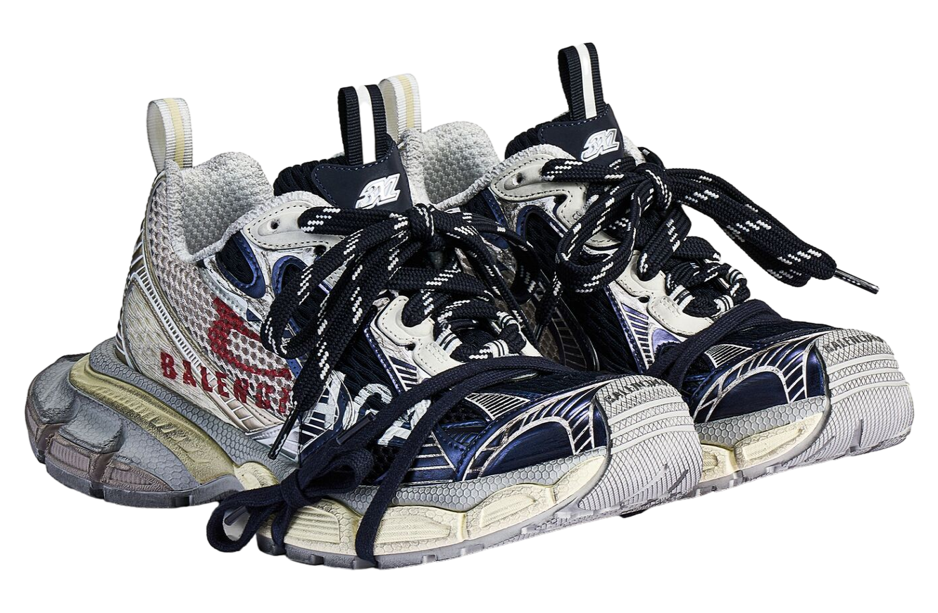 Balenciaga 3xl Split Logo Eggshell / Red