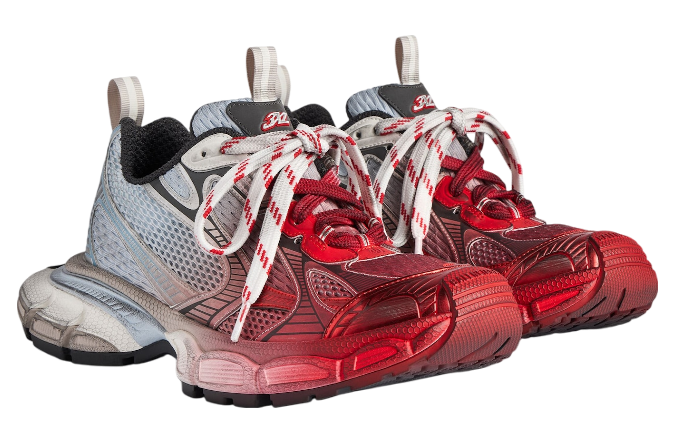 Balenciaga 3xl Toe Spray White / Blue / Grey / Red - Apr