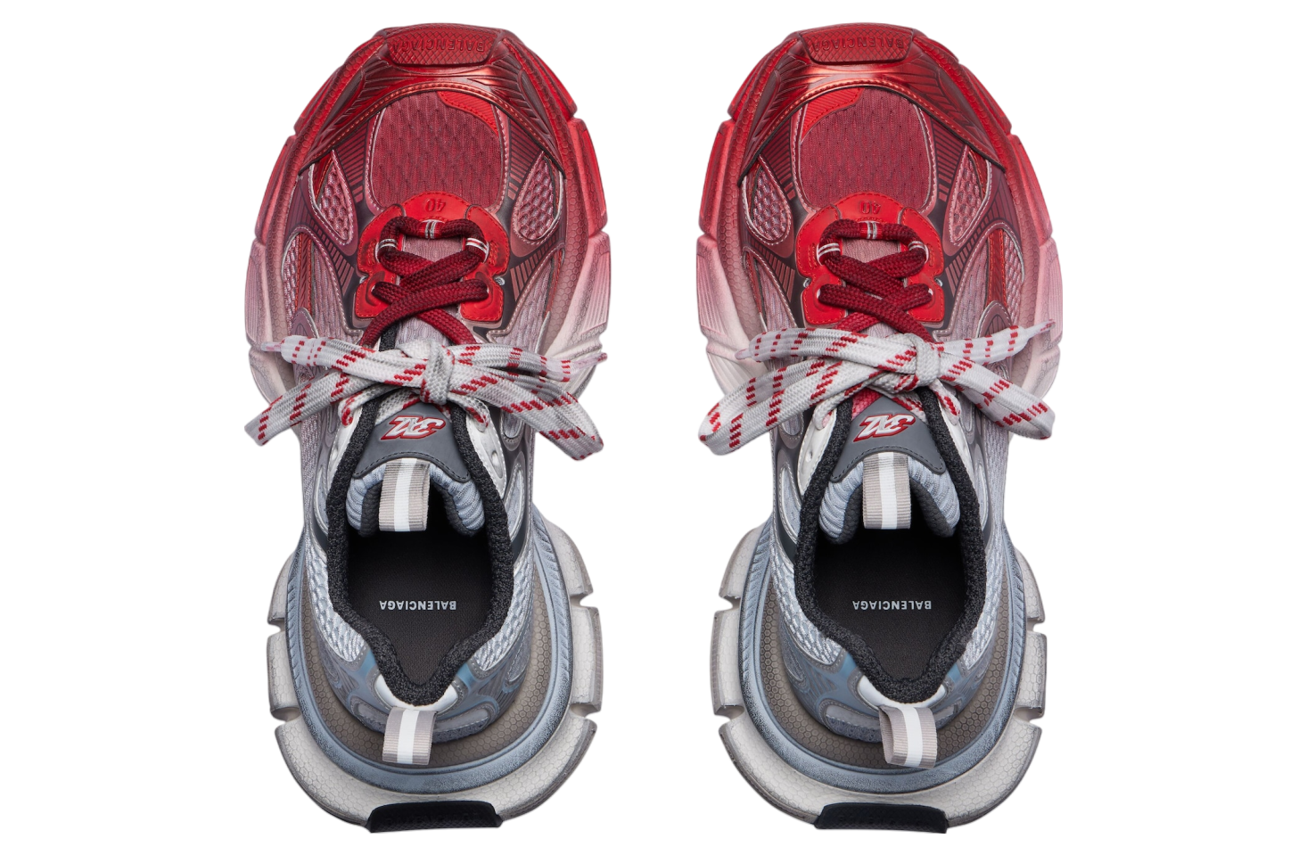 Balenciaga 3xl Toe Spray White / Blue / Grey / Red - Apr