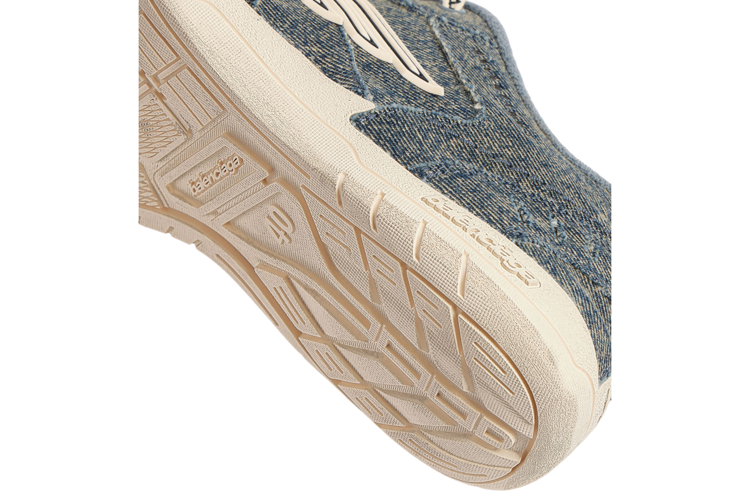 Balenciaga Hamptons Denim WMNS Blue / Off White