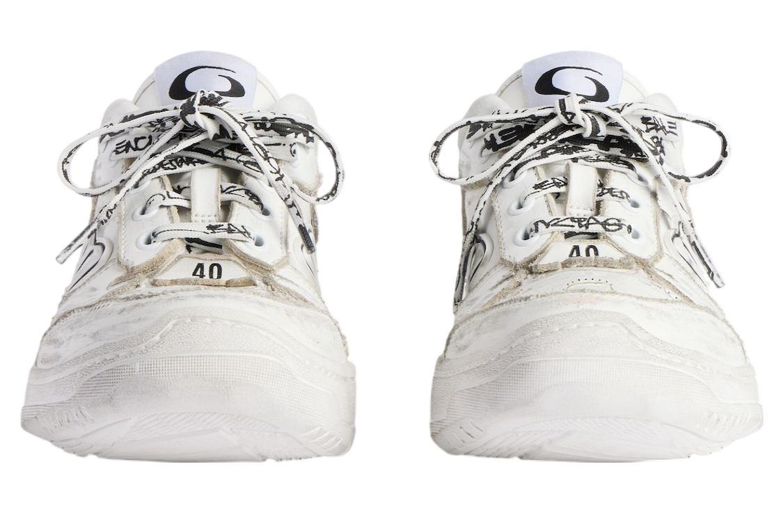 送料込+BALENCIAGA+Hamptons ミディアム Worn-out スニーカー balenciaga-hamptons-medium-