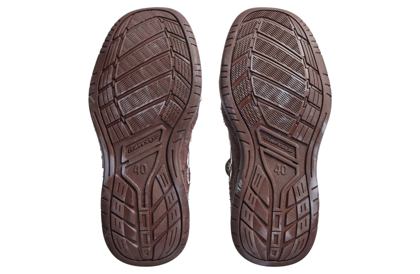 Balenciaga Hamptons Suede Dark Brown / Grey