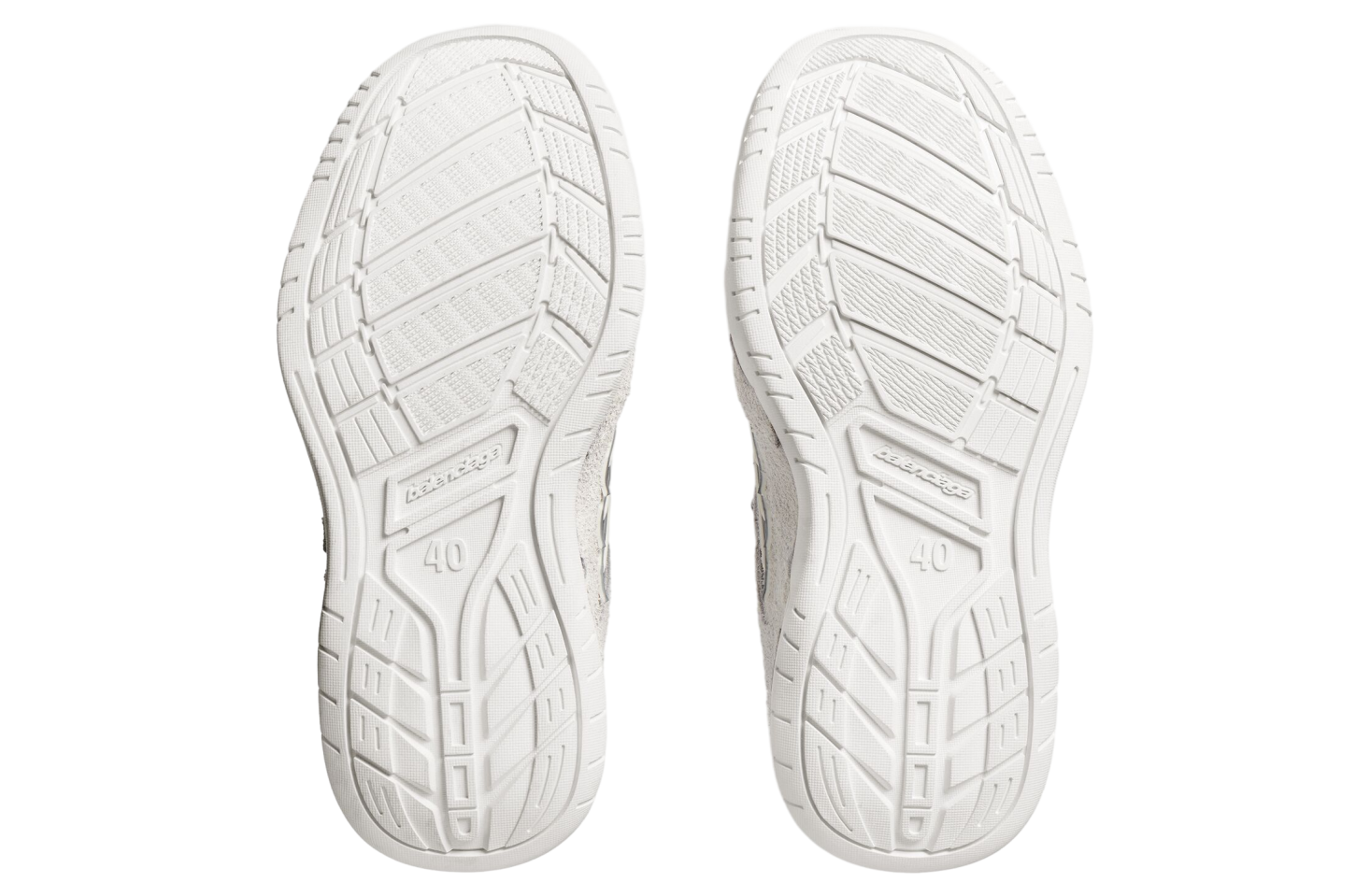 Balenciaga Hamptons Suede Off White / Black