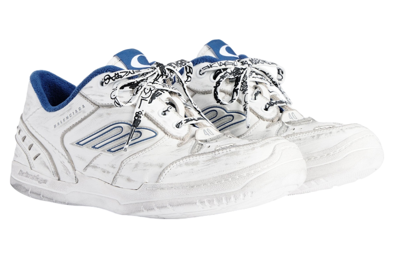 Balenciaga Hamptons Worn-Out White / Dark Blue - Jul 2025