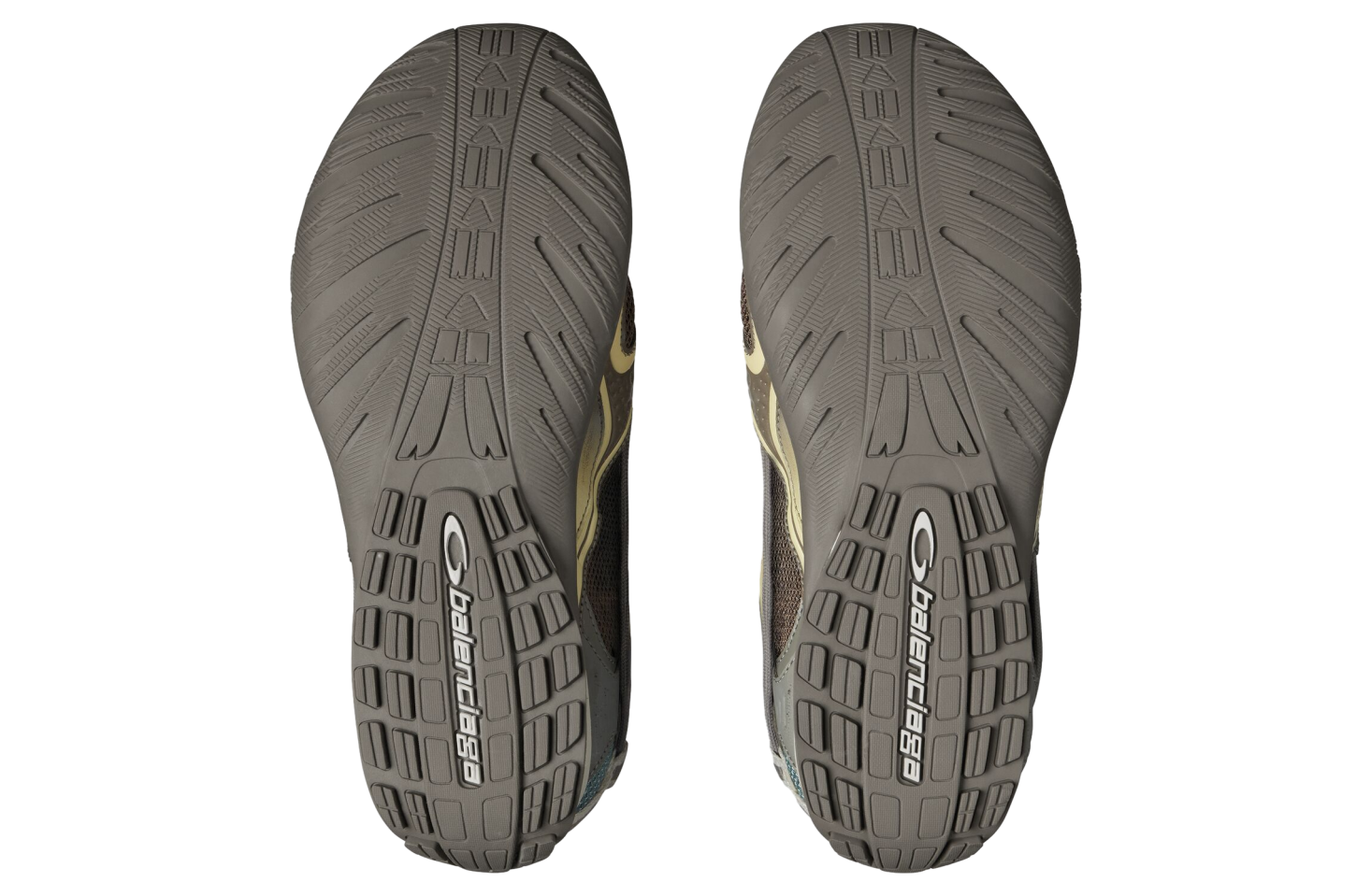 Balenciaga Radar Gradient Lines Brown / Blue