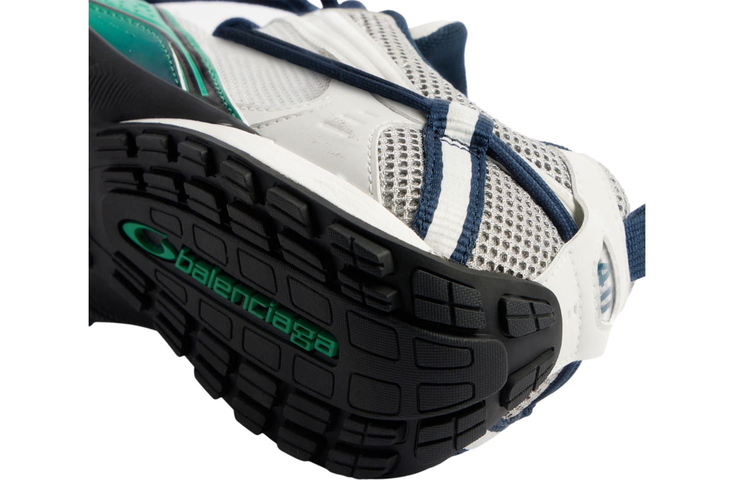 Balenciaga Radar Gradient Lines Light Grey / Green