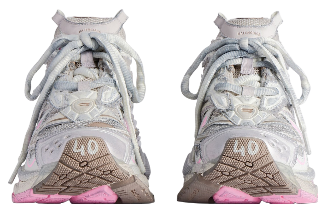 【関税&送料込】Balenciaga Sneaker Runner White Taupe Pink Women's Runner 2.0 Sneaker in Taupe/pink | Balenciaga US