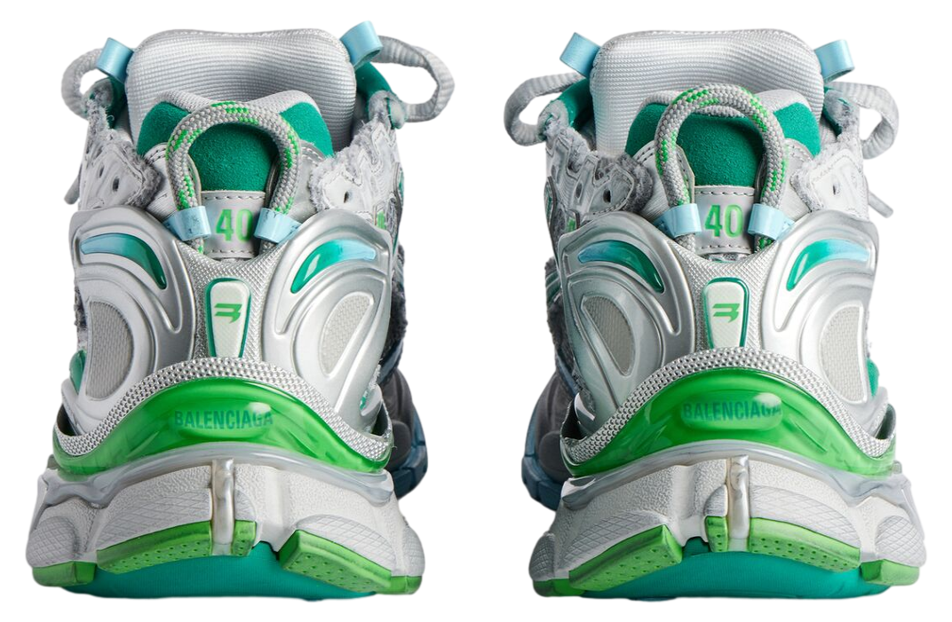 Balenciaga Runner Grey / Green - Mar 2026 - 772774W3RMU1340