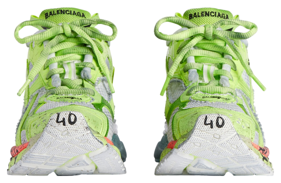 Balenciaga Runner Marathon White / Neon Yellow