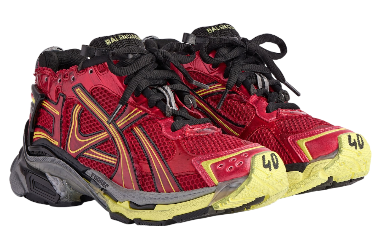 Balenciaga Runner Red / Neon Yellow