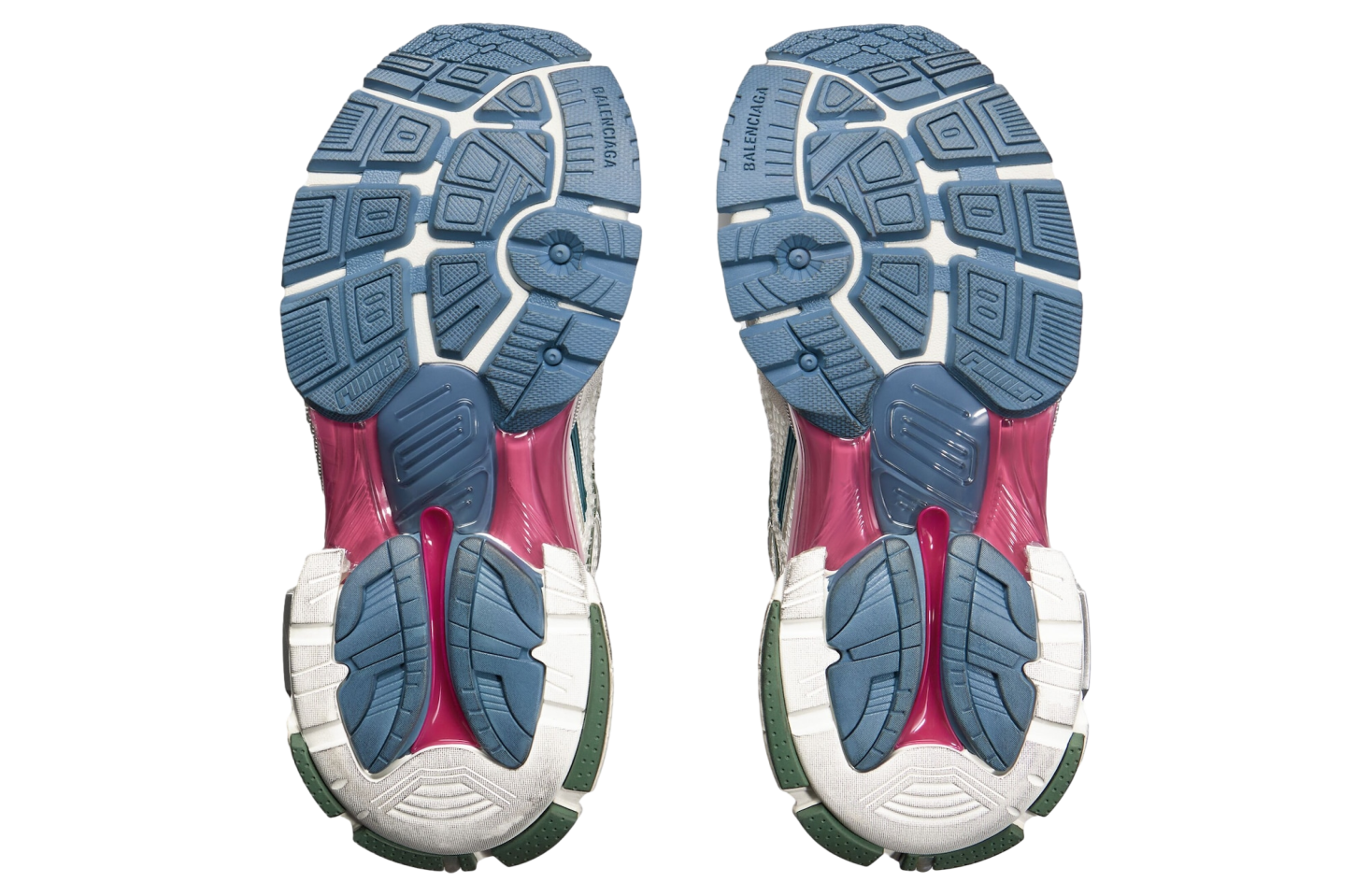 Balenciaga Runner White / Dark Green