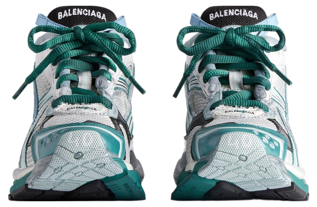 Balenciaga Runner White / Green / Blue