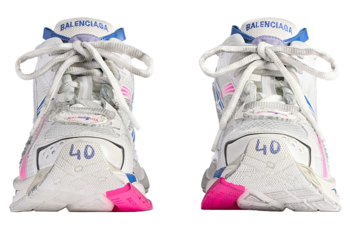 Balenciaga Runner WMNS White Lilac Neon Pink Nov 2024 772767W3RMU9554 KicksOnFire