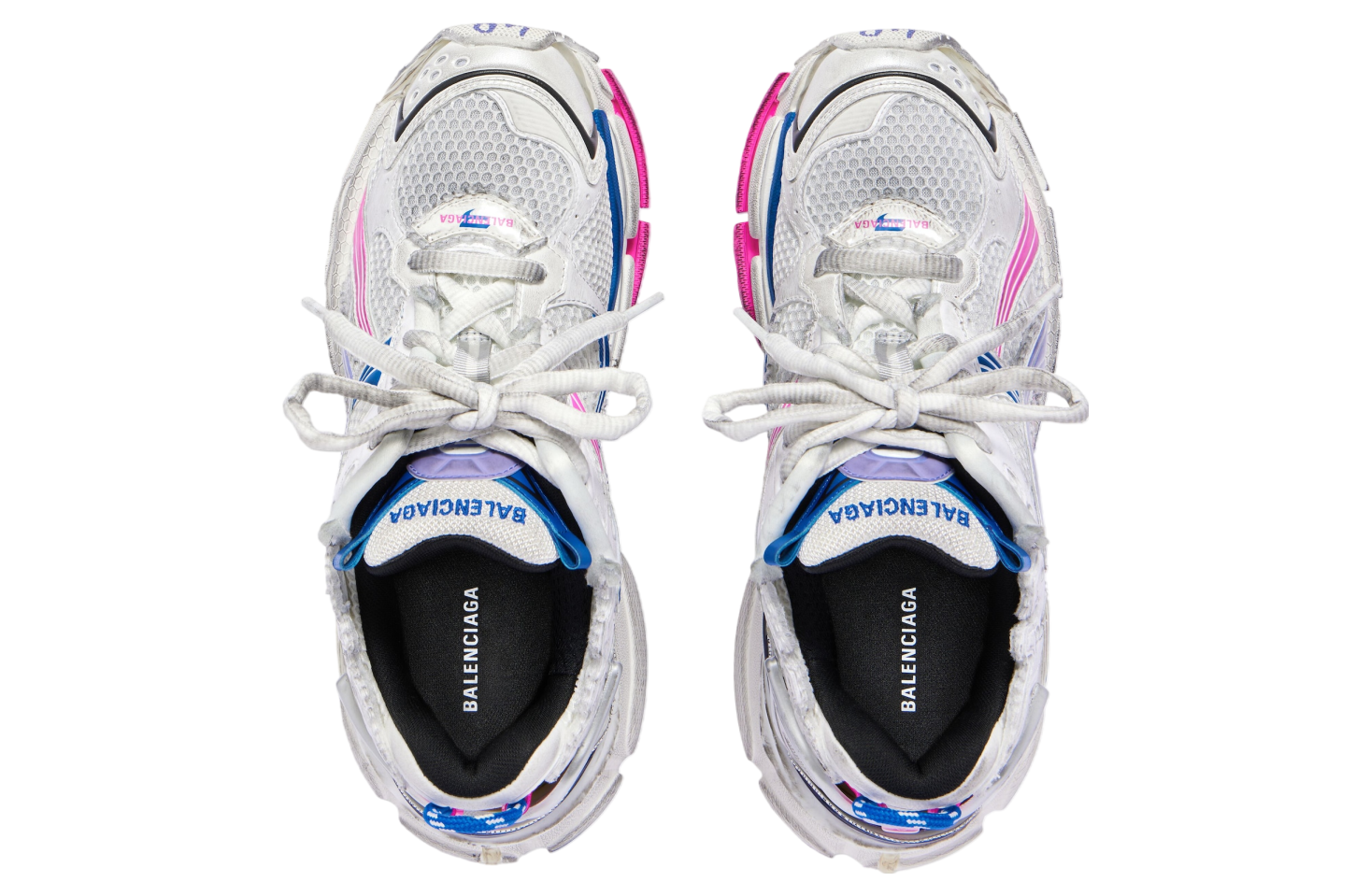 Balenciaga Runner WMNS White / Lilac / Neon Pink