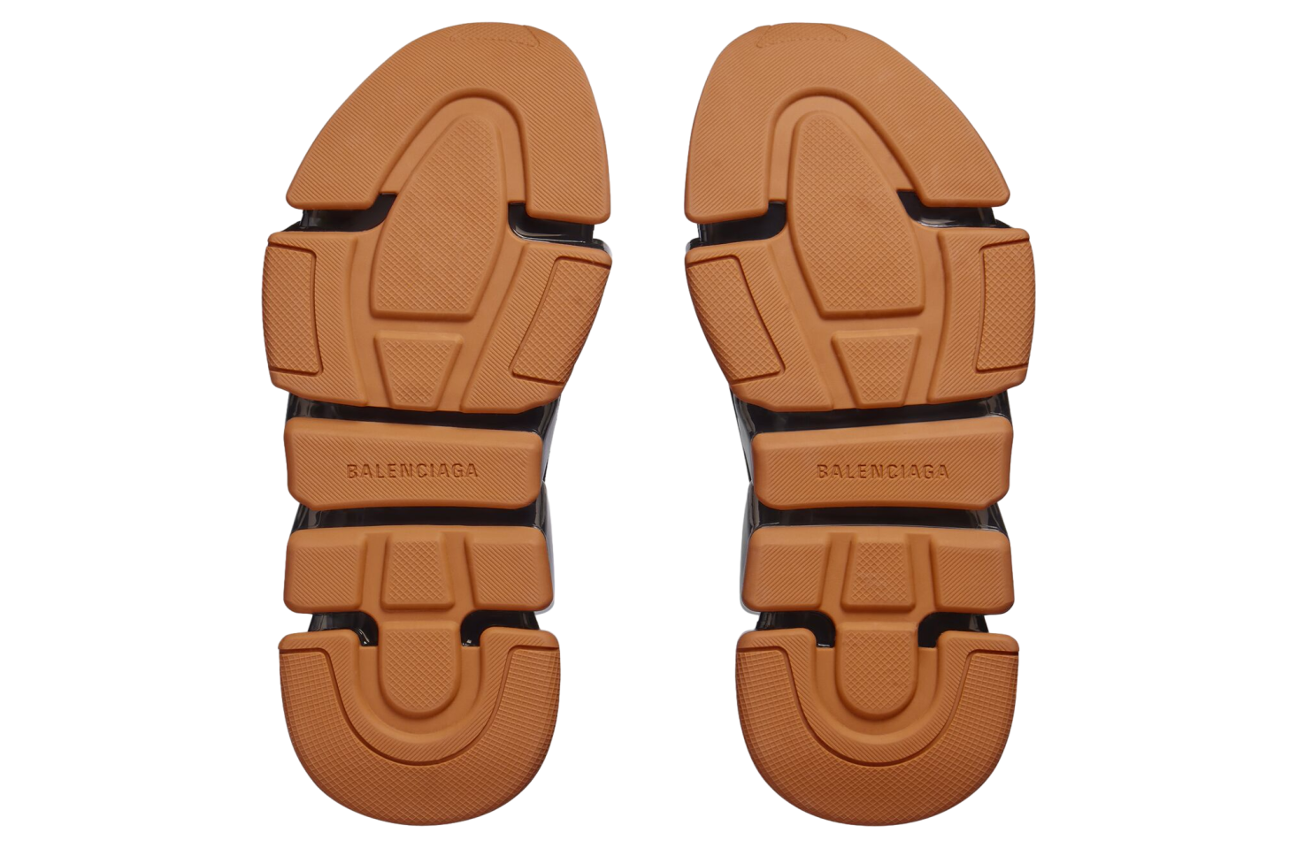 Balenciaga Speed 2.0 Full Clear Sole Recycled Knit Black / Orange