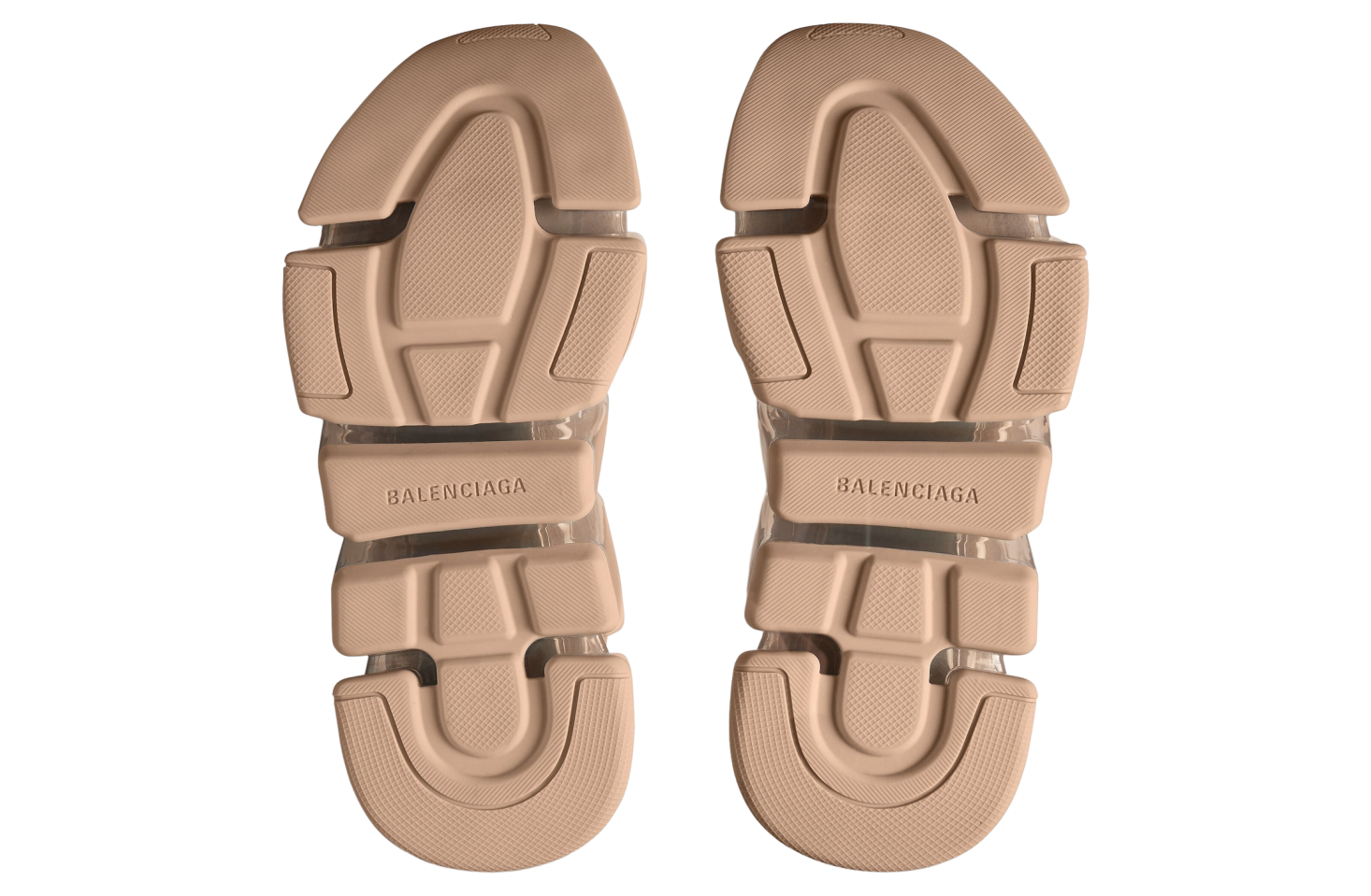 Balenciaga Speed 2.0 Full Clear Sole Recycled Knit WMNS Beige