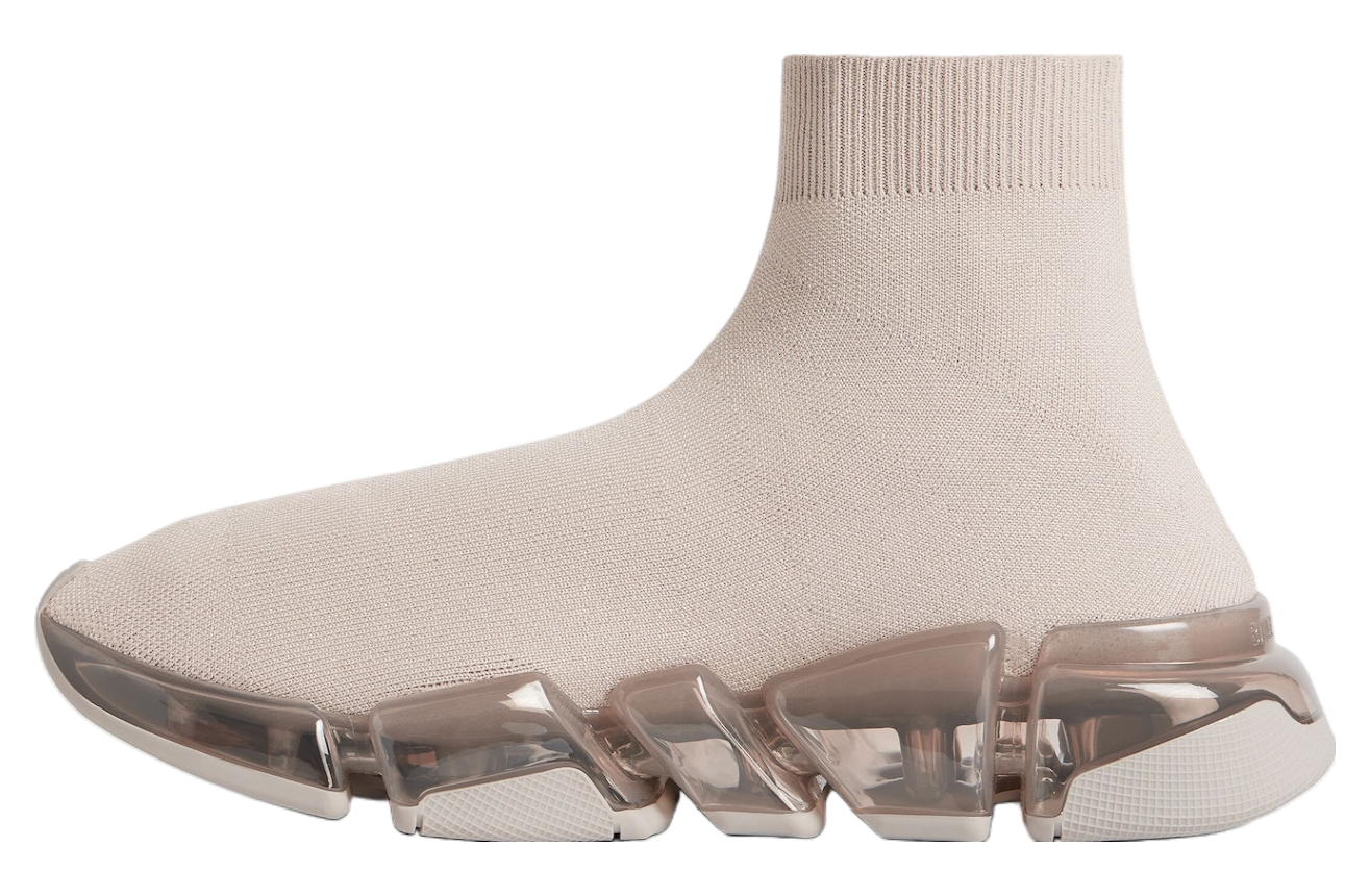 Balenciaga Speed 2.0 Full Clear Sole Recycled Knit WMNS Light Beige