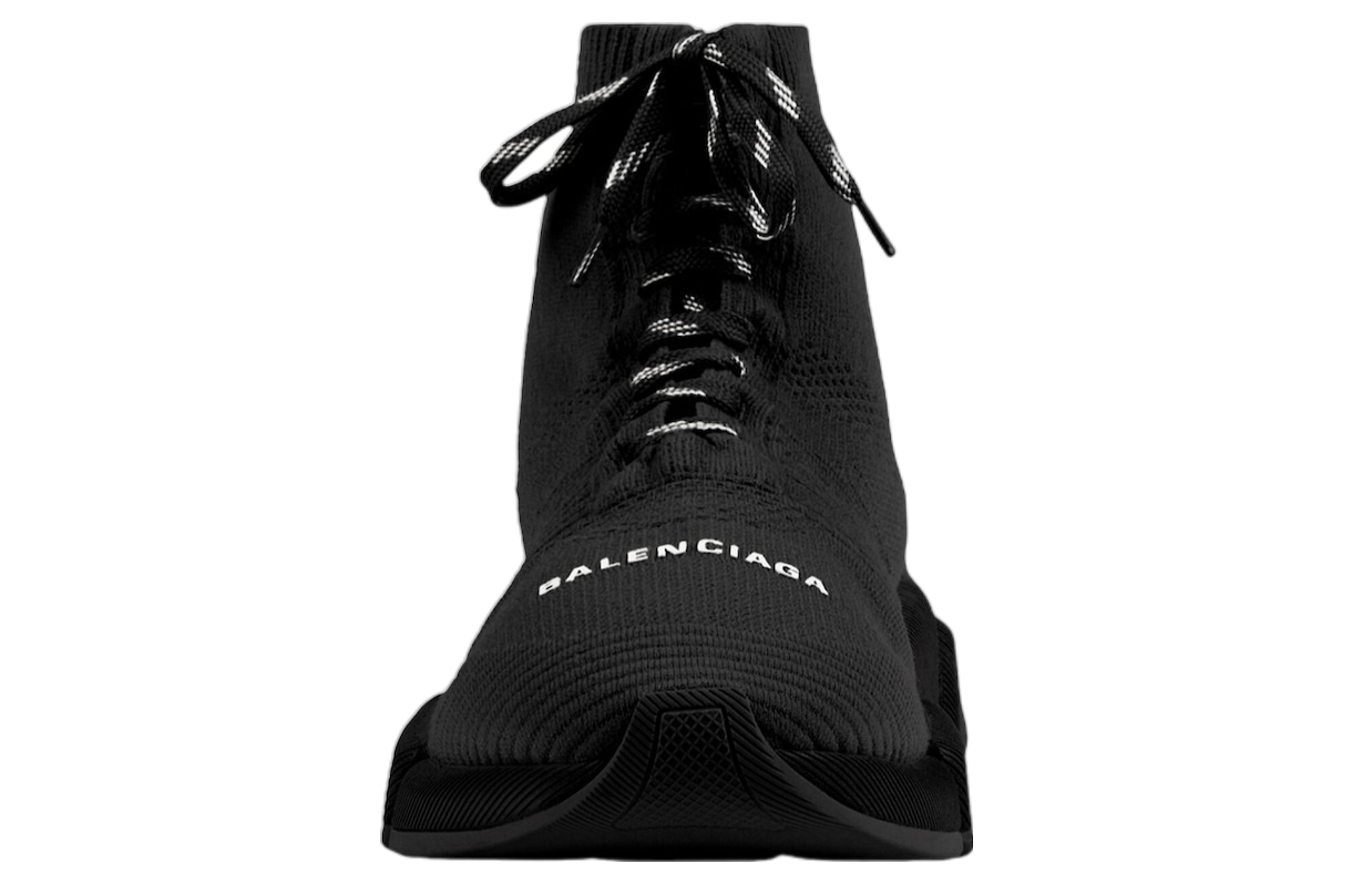 Balenciaga Speed 2.0 Lace-Up Recycled Knit Black