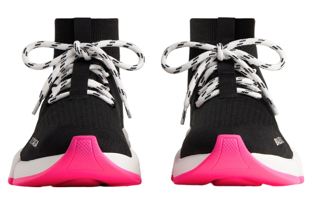 Balenciaga Speed 2.0 Lace-Up Recycled Knit WMNS Black / Pink