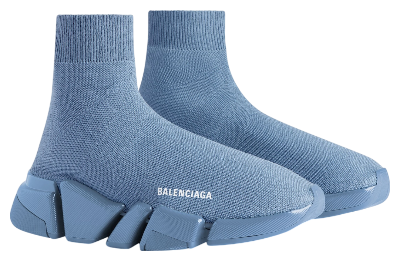 Balenciaga Speed 2.0 Recycled Knit Blue