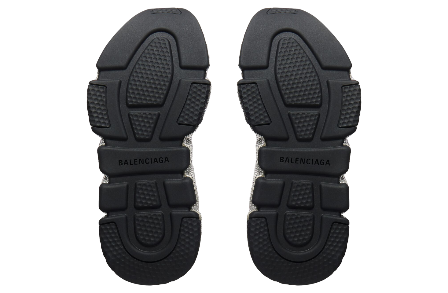 Balenciaga Speed Recycled Knit With Rhinestones Black