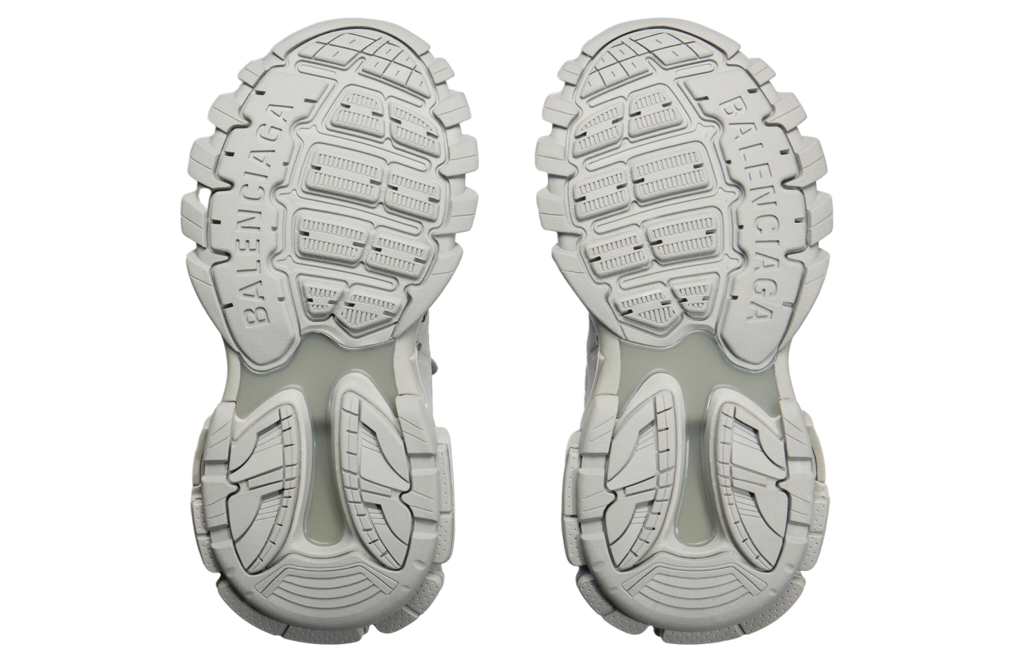 Balenciaga Track Signature Grey / Neon Yellow