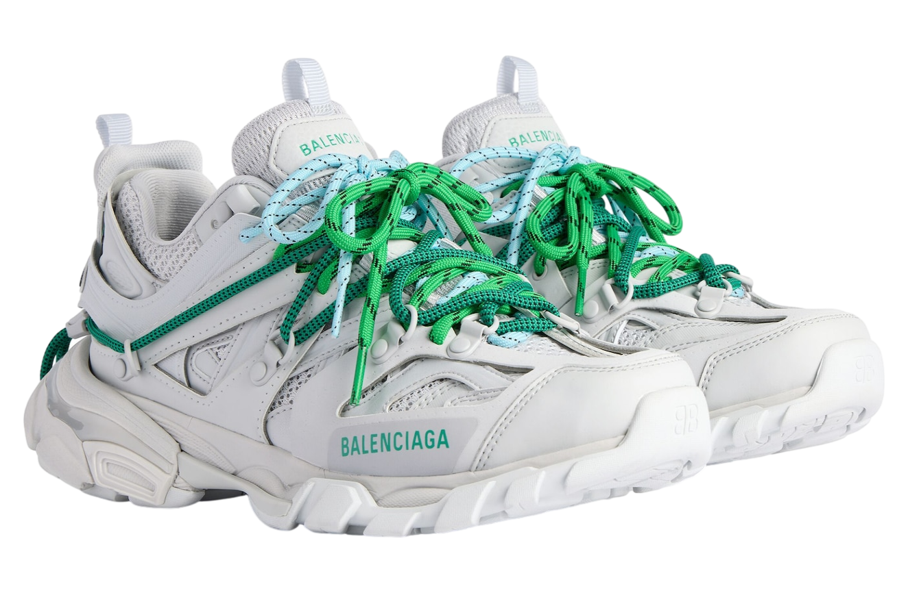 Balenciaga Track Trail Laces Grey / Green - Oct 2025