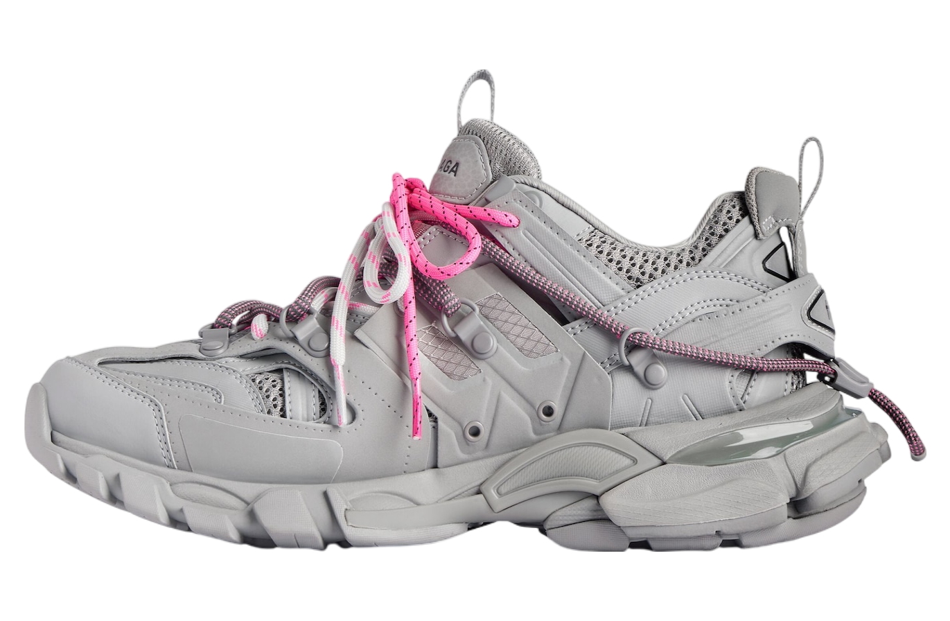 ピンクがアクセント【BALENCIAGA】Track Trail Laces スニーカー BALENCIAGA】グレー/ピンク Track Trail Laces スニーカー