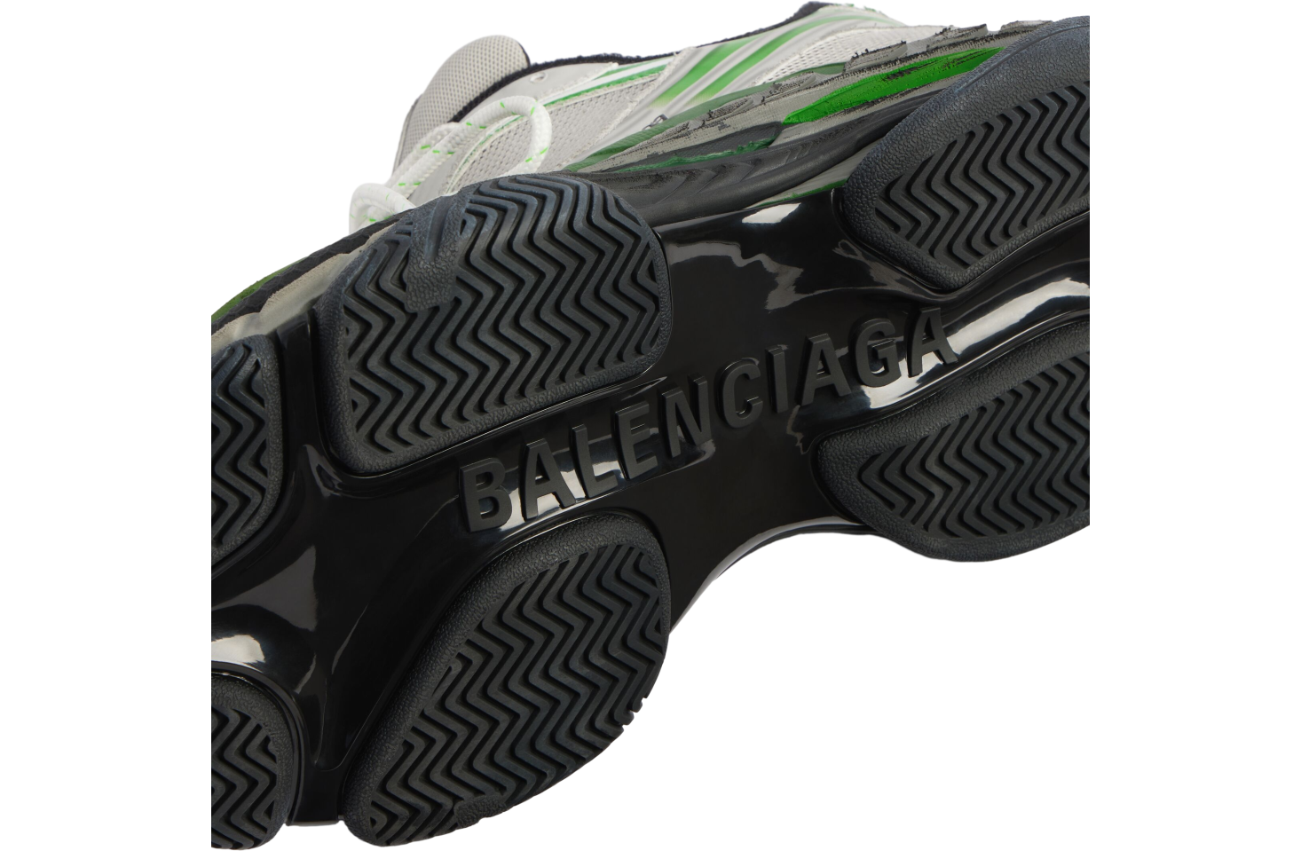 Balenciaga Triple S.2 Grey / Green
