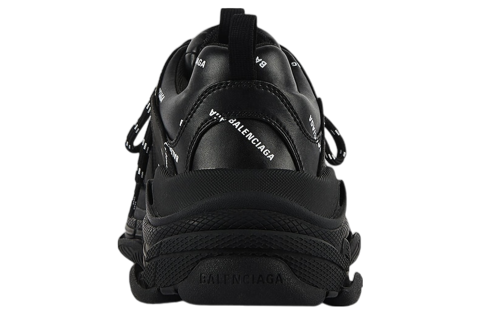 Balenciaga Triple S Allover Logo WMNS Black