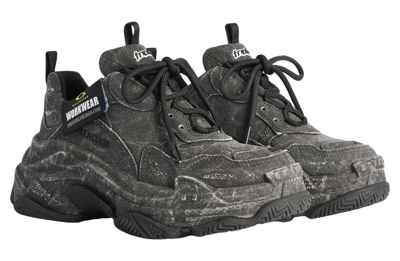 Balenciaga Triple S Canvas Black