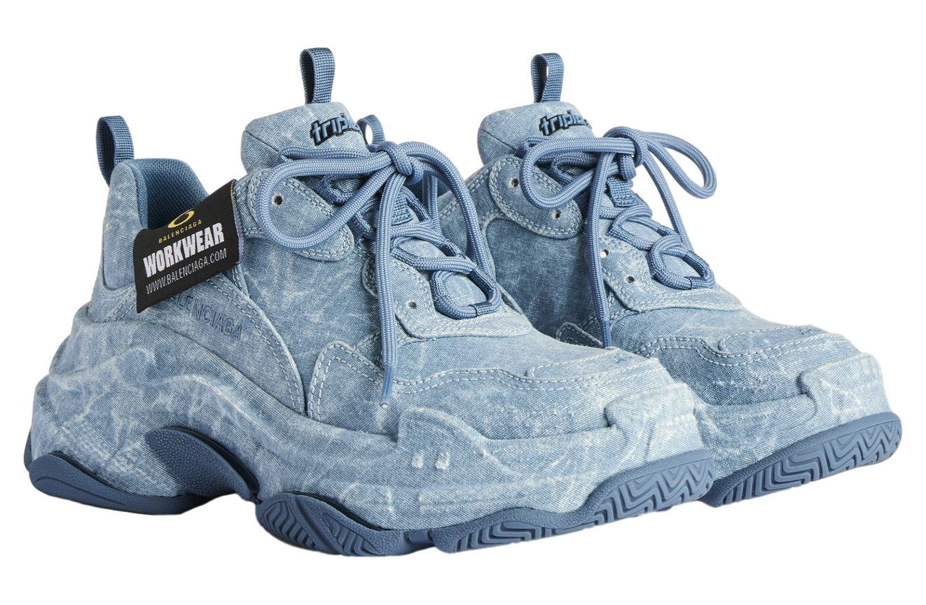 Balenciaga Triple S Canvas Blue