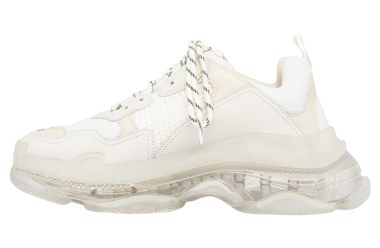 Balenciaga Triple S Clear Sole White / Clear