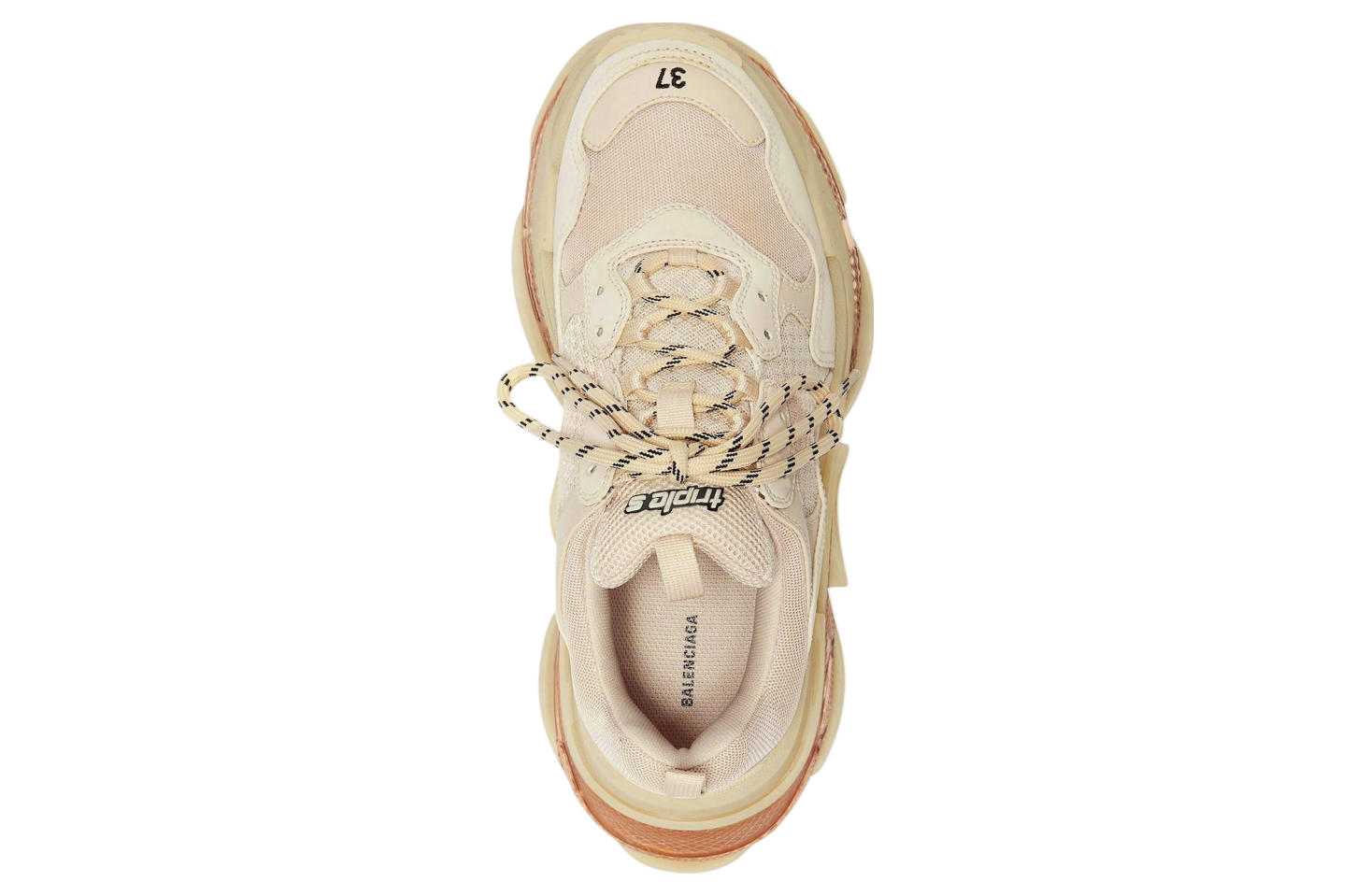 Balenciaga Triple S Clear Sole WMNS Beige